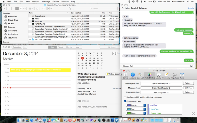 Illustration for article titled Trust Us, Change Your Yosemite Font From Helvetica to San Francisco